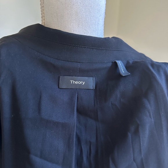 Theory Black Single Breasted Blazer size 12 - Picture 4 of 6